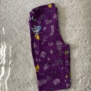 LuLaRoe OS Disney Alice in Wonderland Leggings
